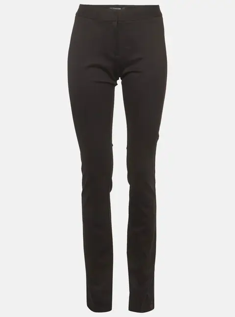 Just Cavalli Black Stretch Knit Pants M