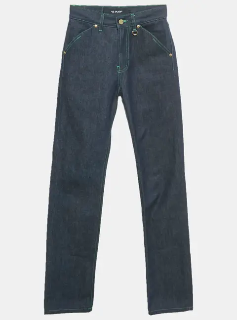 Jacquemus Blue Denim Le De Nimes High-Rise Jeans S/Waist 25"