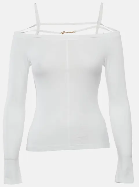 Jacquemus White Jersey The Sierra T-Shirt XS