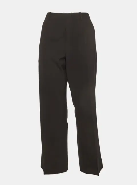 Jil Sander Black Wool Flared Formal Trousers M