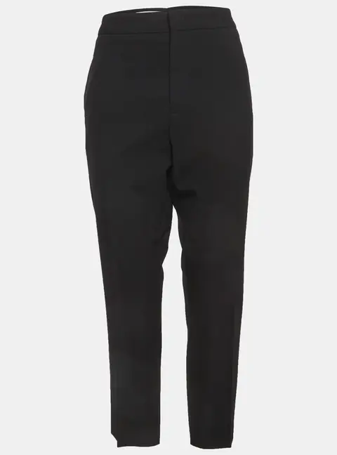 Jil Sander Black Twill Regular Fit Trousers L