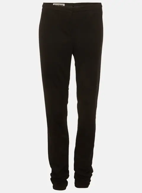 Jil Sander Black Black Jersey Trousers S