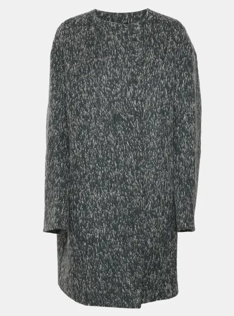 Jil Sander Grey Wool Blend Short Coat S