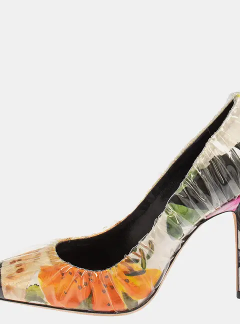 Off-White x Jimmy Choo Multicolor Vinyl Anne Pumps Size 39