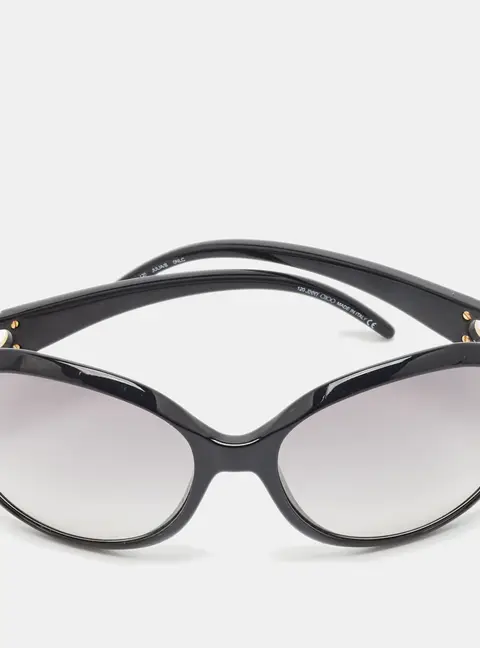 Jimmy Choo Black Gradient Julia/S Oversized Sunglasses
