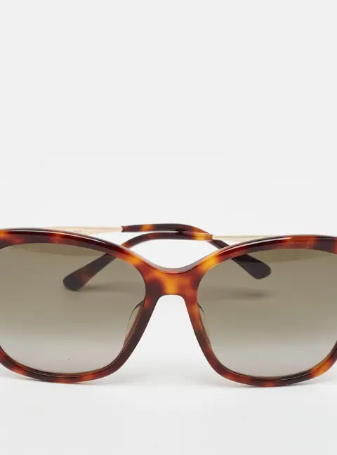 Jimmy Choo Tortoise Brown NEREA/G/S Cat Eye Sunglasses