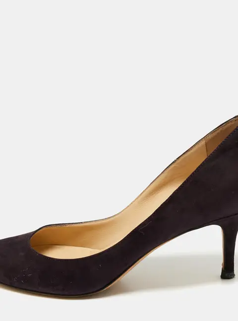 Jimmy Choo Purple Suede Romy Pumps Size 39