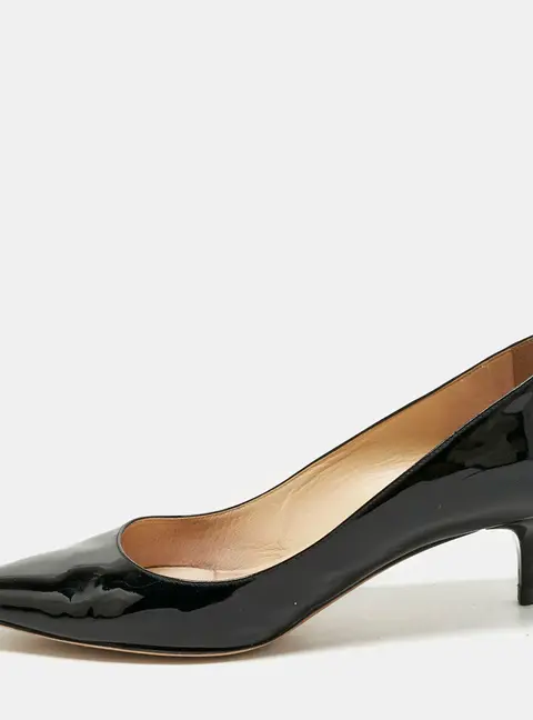 Jimmy Choo Black Patent Leather Romy Pumps Size 40