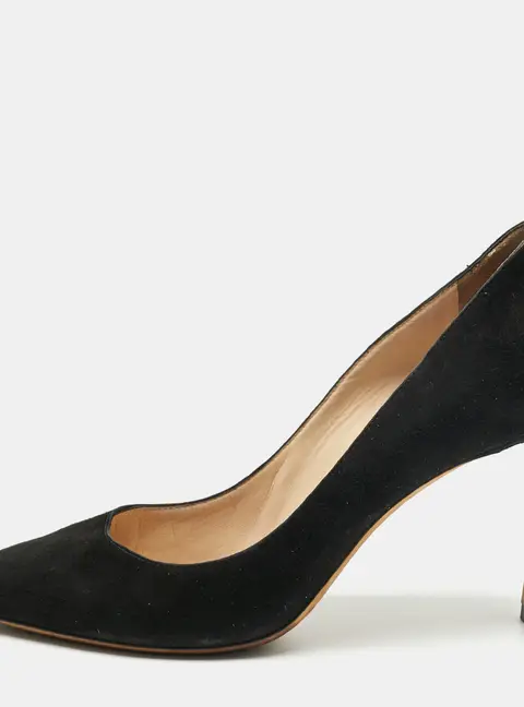 Jimmy Choo Black Suede Abel Pumps Size 36