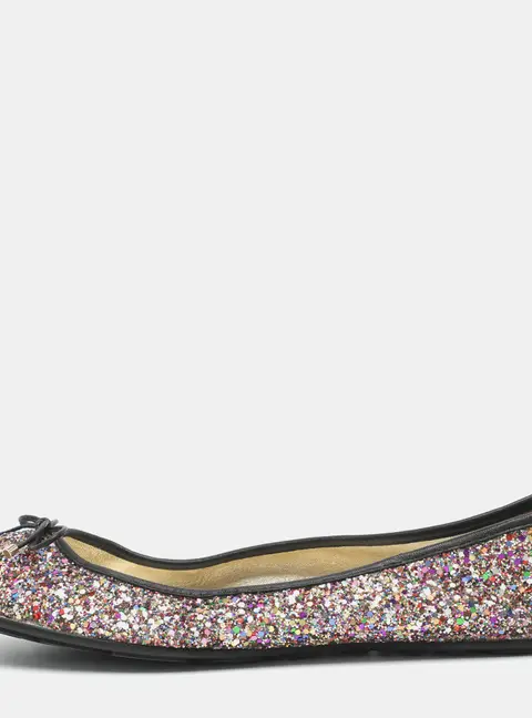 Jimmy Choo Walsh Size 43 Multicolor Glitter Ballet Flats