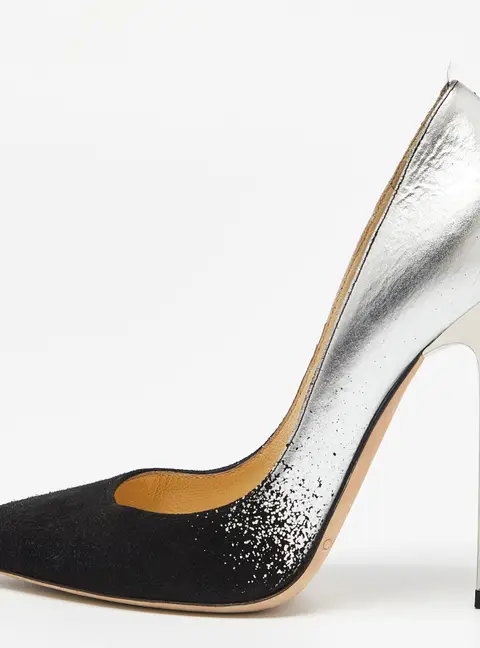 Jimmy Choo Black Suede Pointed Toe Pumps Size 35