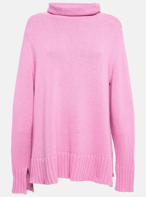 Joseph Pink Knit Turtle Neck Jumper M