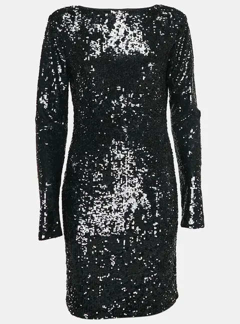 Joseph Black Tulle/Jersey Lola Mini Dress L