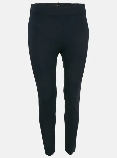 Joseph Navy Blue Stretch Gabardine Leggings M