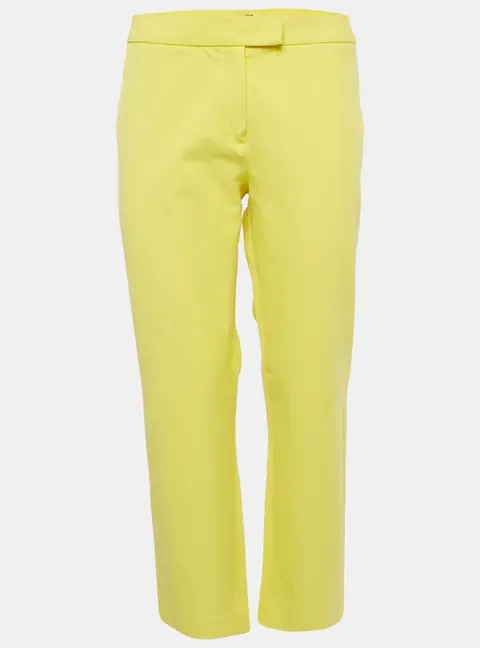 Joseph Yellow Stretch Gabardine Queen Pants L