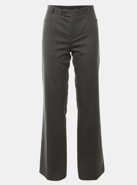 Joseph Grey Wool Straight Leg Pants M