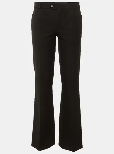Joseph Black Cotton Blend Pants M