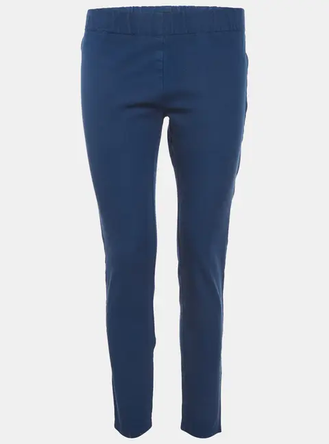 Joseph Blue Stretch Gabardine Leggings L