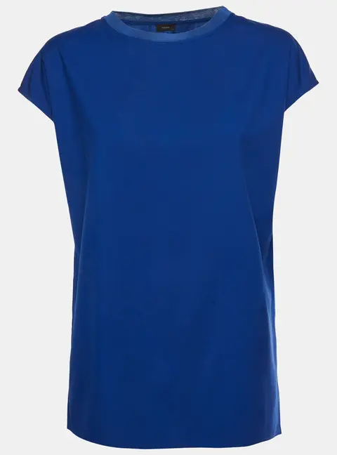 Joseph Navy Blue Virgin Wool Sleeveless Top S