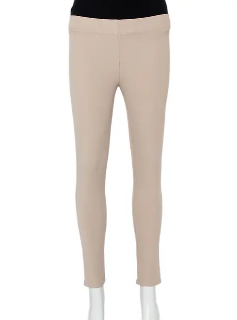 Joseph Beige Stretch Gabardine Leggings S