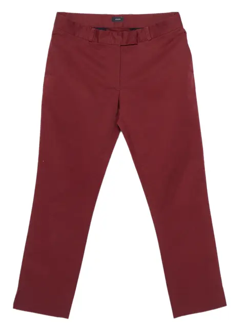 Joseph Burgundy Cotton Chino Pants S