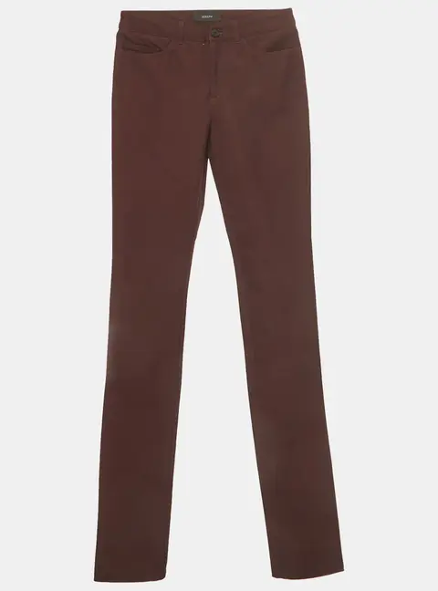 Joseph Burgundy Stretch Gabardine Nino Pants S