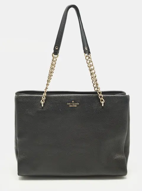 Kate Spade Emerson Place Phoebe Black Leather Tote