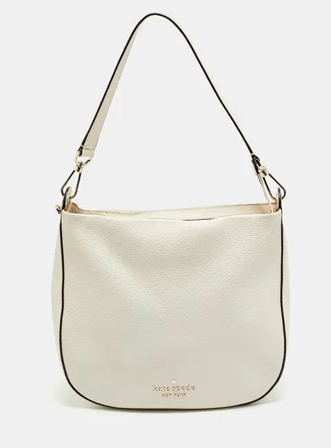 Kate Spade Lexy Off White Leather Hobo