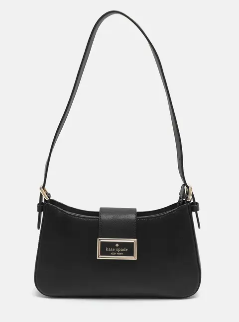 Kate Spade Reegan Small Black Leather Shoulder Bag