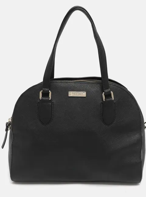 Kate Spade Reiley Black Leather Satchel
