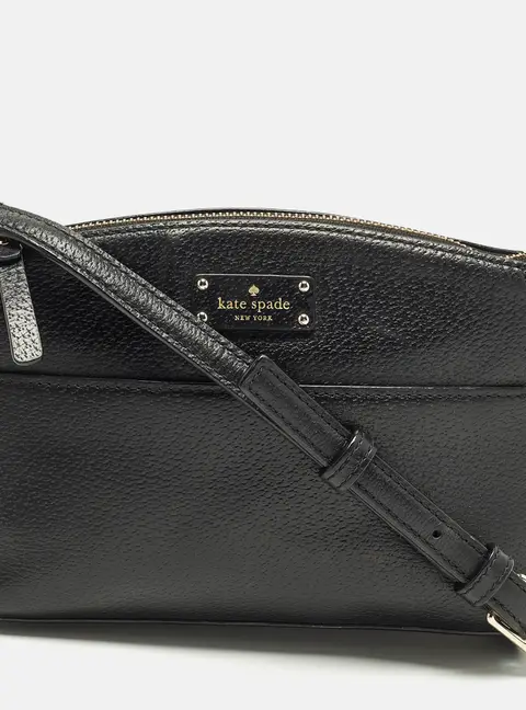 Kate Spade Grove Street Millie Black Leather Crossbody Bag