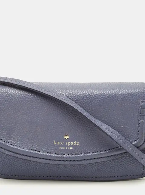 Kate Spade Orchard Street Austyn Purple Leather Crossbody Bag