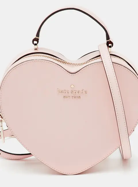 Kate Spade Love Shack Heart Chalk Pink Leather Top Handle Bag