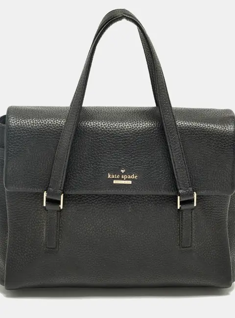 Kate Spade Holden Street Leslie Black Leather Tote