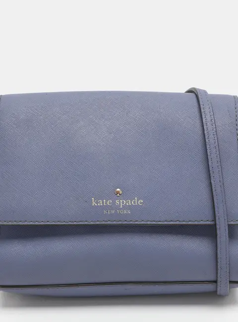 Kate Spade Purple Leather Crossbody Bag
