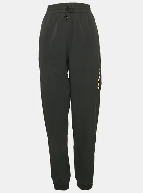 Kith Black Logo Print Nylon Jogger Pants L
