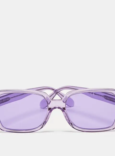 Le Specs Luxe Bronze/ Black Petit Panthere Oval Sunglasses