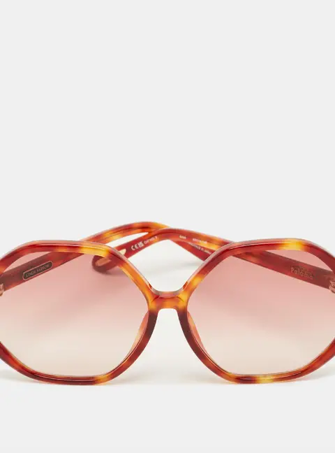 Linda Farrow Tortoise Brown Gradient 8466 Paloma Oversized Sunglasses