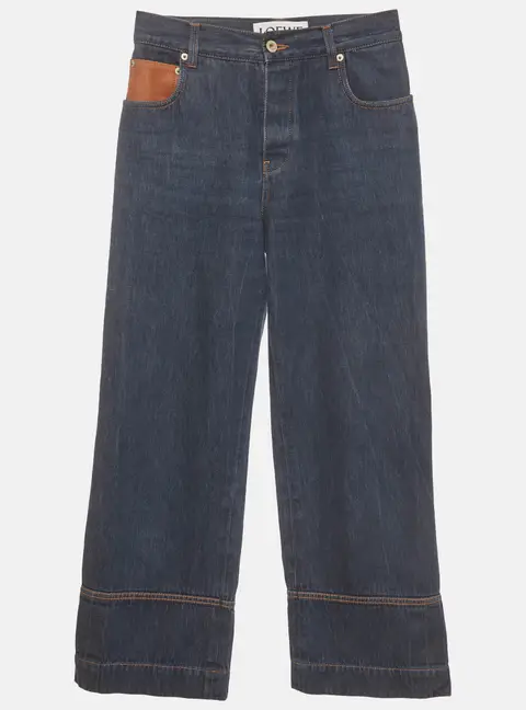 Loewe Blue Denim Straight Fit Jeans XS /Waist 27"