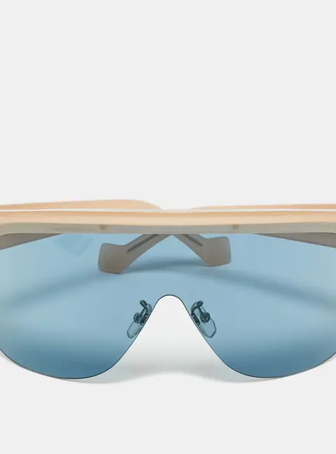 Loewe Blue/Beige LW40034U Mask Shield Sunglasses