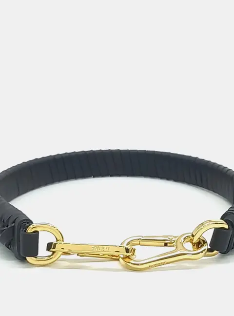 Loewe Black Leather Strap