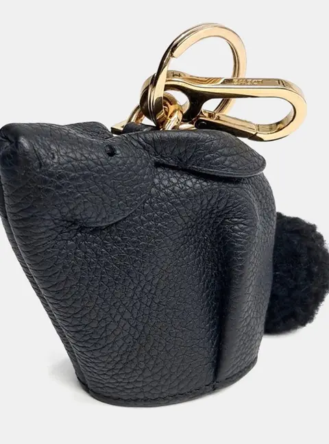 Loewe Leather keyring and bag charm