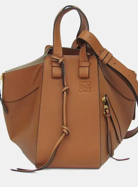 Loewe Hammock Small Leather Handbag Shoulder Bag Brown