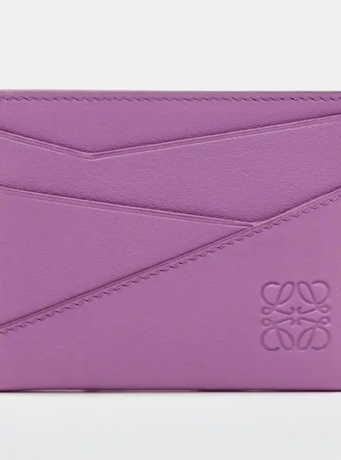 Loewe Puzzle Light Purple Leather Card Holder
