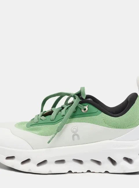 Loewe x On Cloudventure Size 37 Grey/Green Canvas and Mesh Lace Up Sneakers