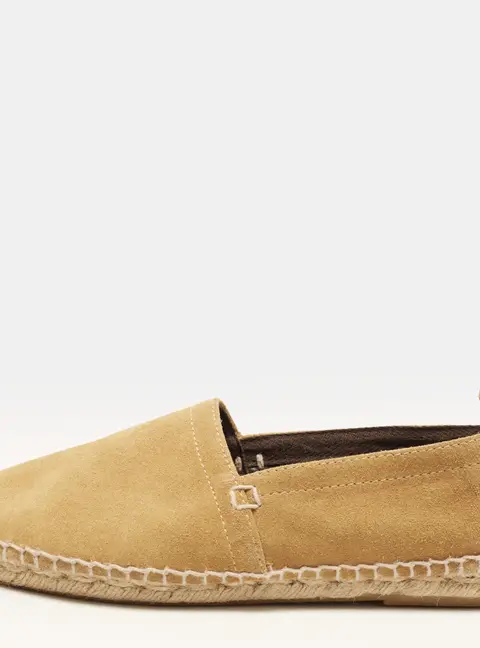 Loewe Size 40 Brown Suede Espadrille Flats