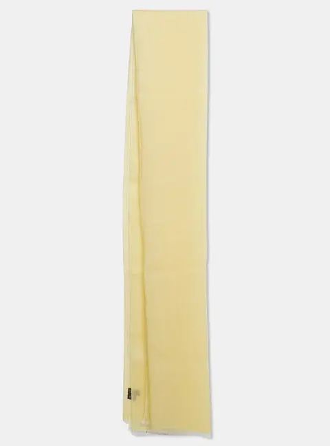 Loro Piana Yellow Linen &Baby Cashmere Scarf
