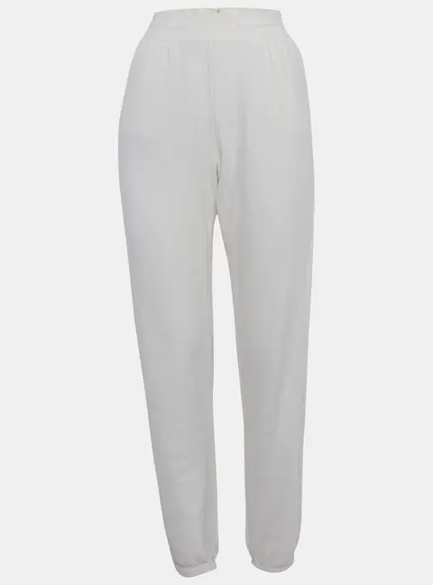 Loro Piana Off-White Knit Sweatpants S