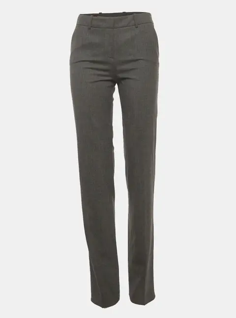 Loro Piana Grey Wool Trousers S