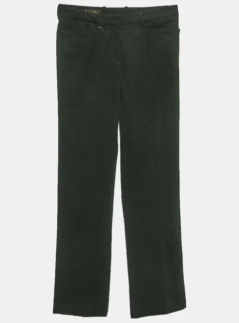 Loro Piana Green Cotton Trousers S